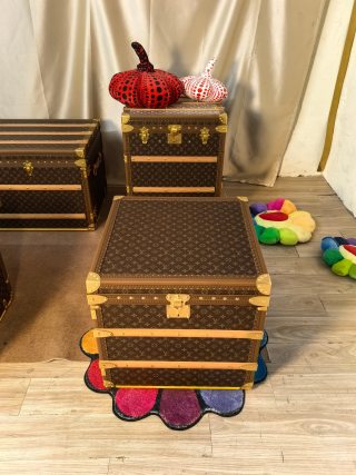 High-Quality 2026S New LV Style Monogram Side Table 2 Drawer Storage Supplier, Factories