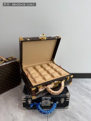 Wholesale Classic Monogram 18-Watch Storage Trunk Luxury Watch Case with Removable Secret Compartment Manufacturer, Products