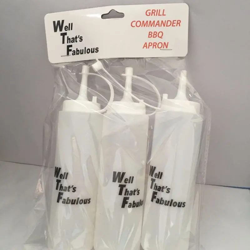 High-Quality PE Plastic Ketchup and Mustard Bottles with Screw Cap for Household Use as Drinkware Supplier, Suppliers