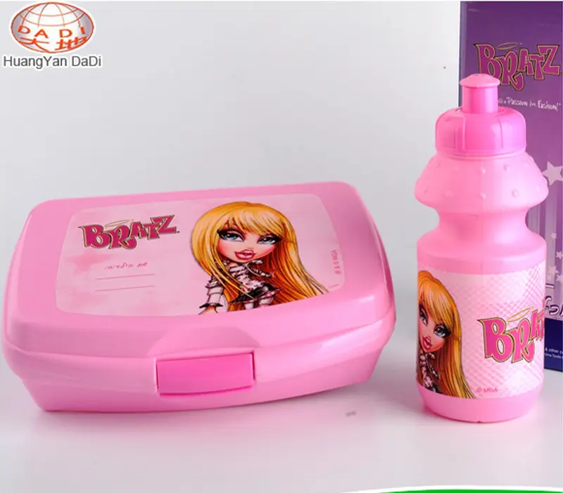 Plastic lunch box set 3