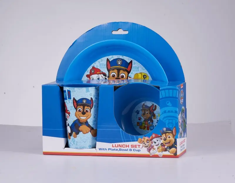 Creative 3 Piece Breakfast Set Plate Bowl Cup