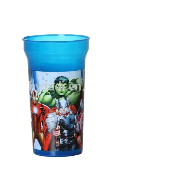 High-Quality Food Grade PP material 400ml reusable plastic cup with lid( (Disney authorized manufacturer) Supplier, Product