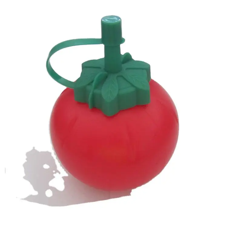 350ml kawaii cute design apple shape plastic sauce bottle