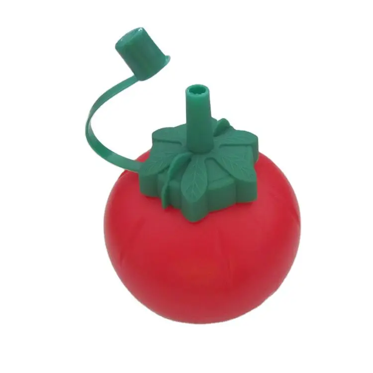 350ml kawaii cute design apple shape plastic sauce bottle