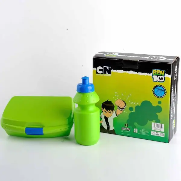 Children plastic lunch box set