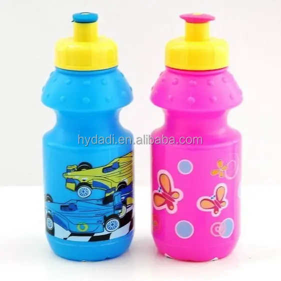 OEM BPA free food grade plastic kids PE water bottle 400ml Supplier, Products