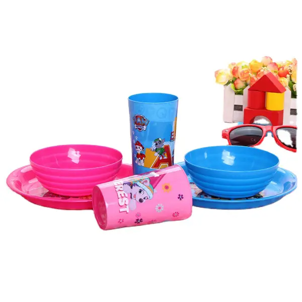OEM 3pcs plastic salad bowl with plate and cup with competitive price Supplier, Products