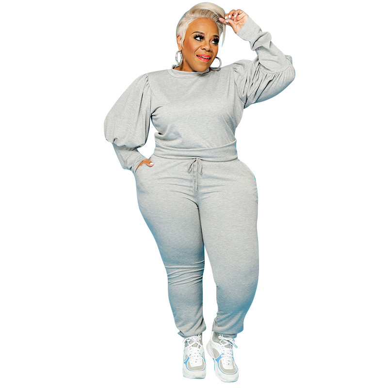 Wholesale Casual Women 3Xl Women'S Sets Plus Size Tracksuits Two 2 Piece Set for Women Clothing up to 5Xl