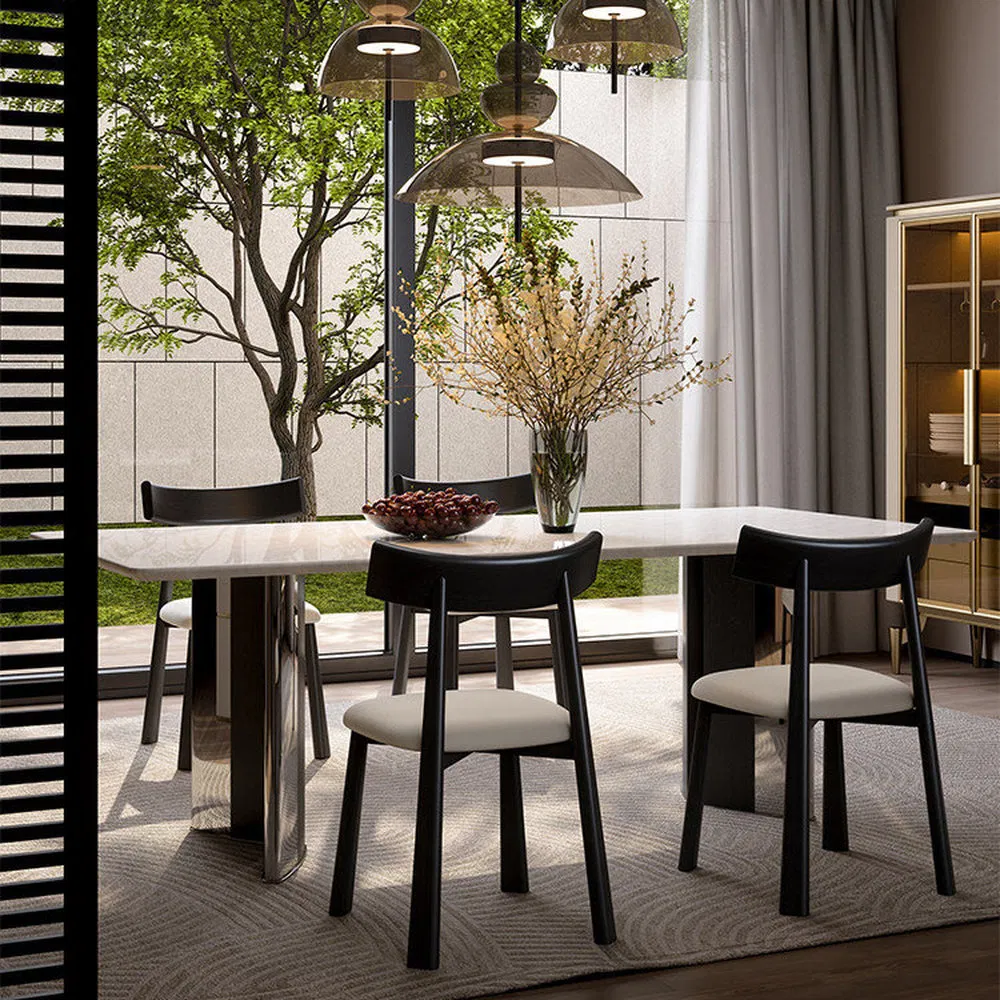 Sturdy Wear Resistant Dining Table for Resort Hotels