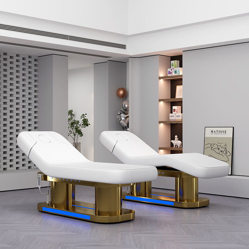 Thai Professional Spa Thermal Beauty Salon Bed With 4 Motors Electric Massage Tables &amp; Beds Metal Material For Hotels Bedrooms