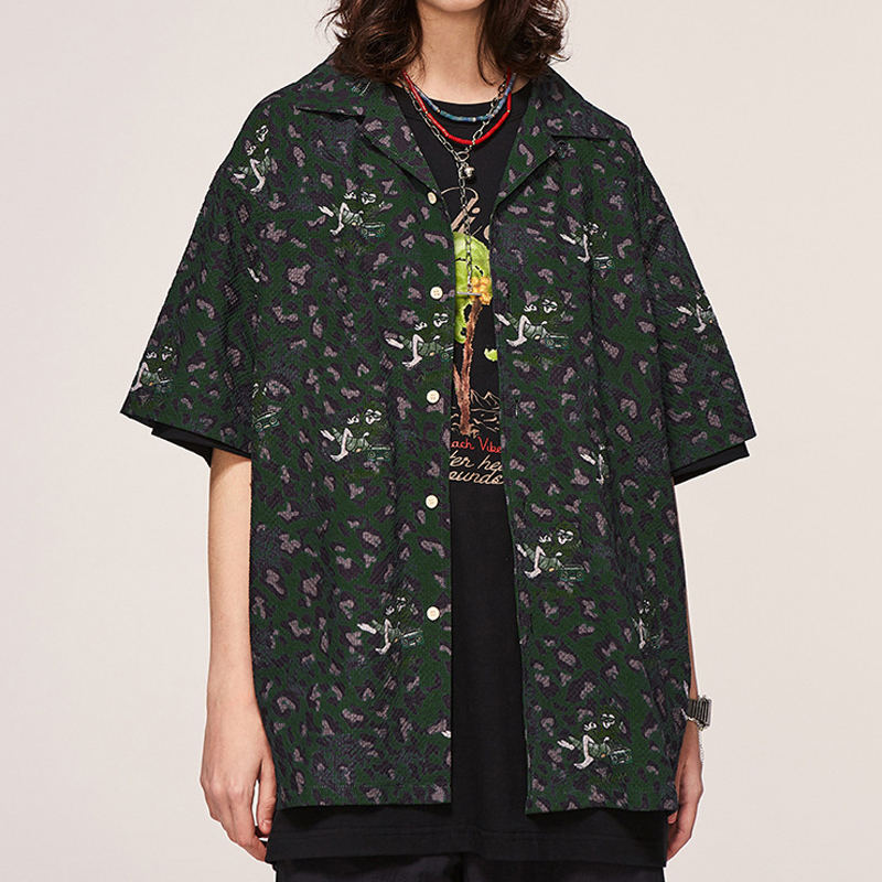Summer Style Luxury Quality 100%Polyester Hot Sell Overszied High Street Casual Clothes with Printed for Men