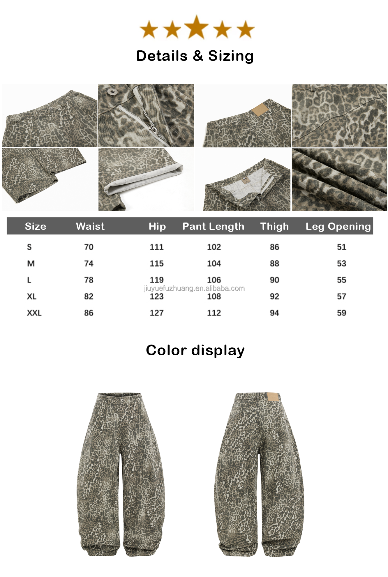 Product Specification Sheet