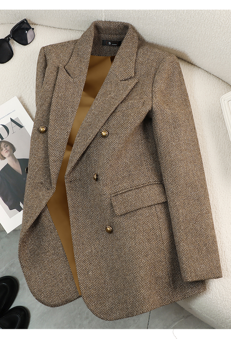 Women's Gray Suit Coat