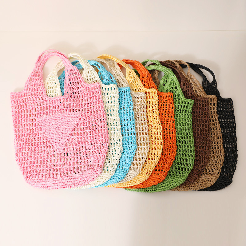Hot Selling Luxury Large Capacity Eco-Friendly Woven Mini Bag Hawaii Summer Beach Woven Shopping Bag Women Designer Handbags