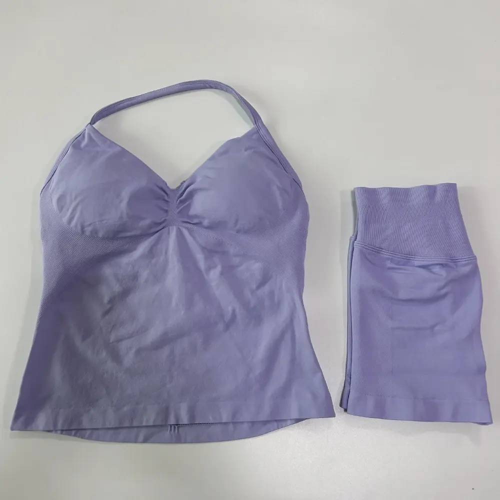 Sports Bra and Shorts Yoga Set Details 3