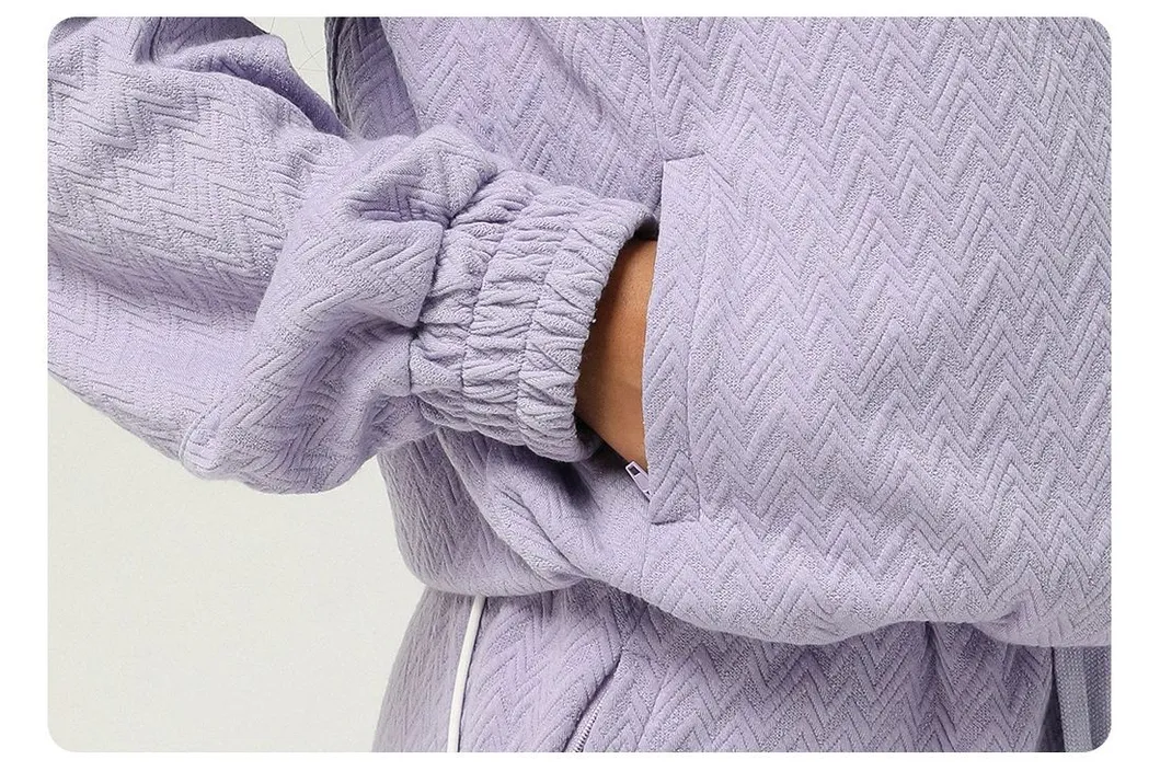 Women Yoga Wear Two-Piece Set Sports Suit Cardigan Sweatshirt Shorts Casual Clothing
