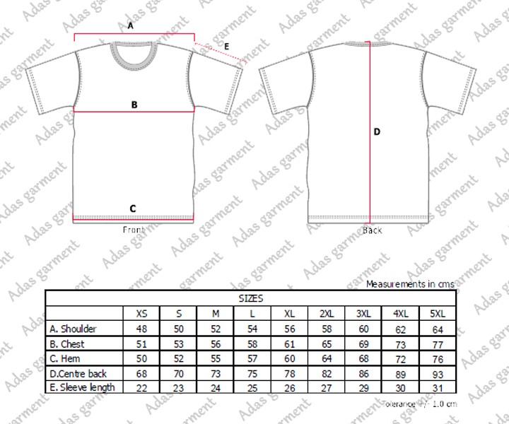 Sizing Reference