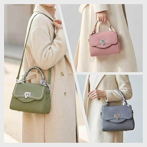 Women's Eco-Friendly Durable Water Resistant Portable Satchel Handbag with Adjustable Strap Top Handle &amp; Shoulder Bag