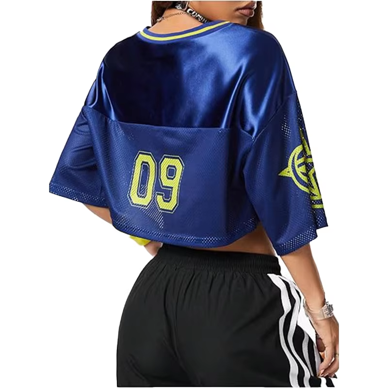 Innovative Women Breathable Streetwear Short Softball Jerseys