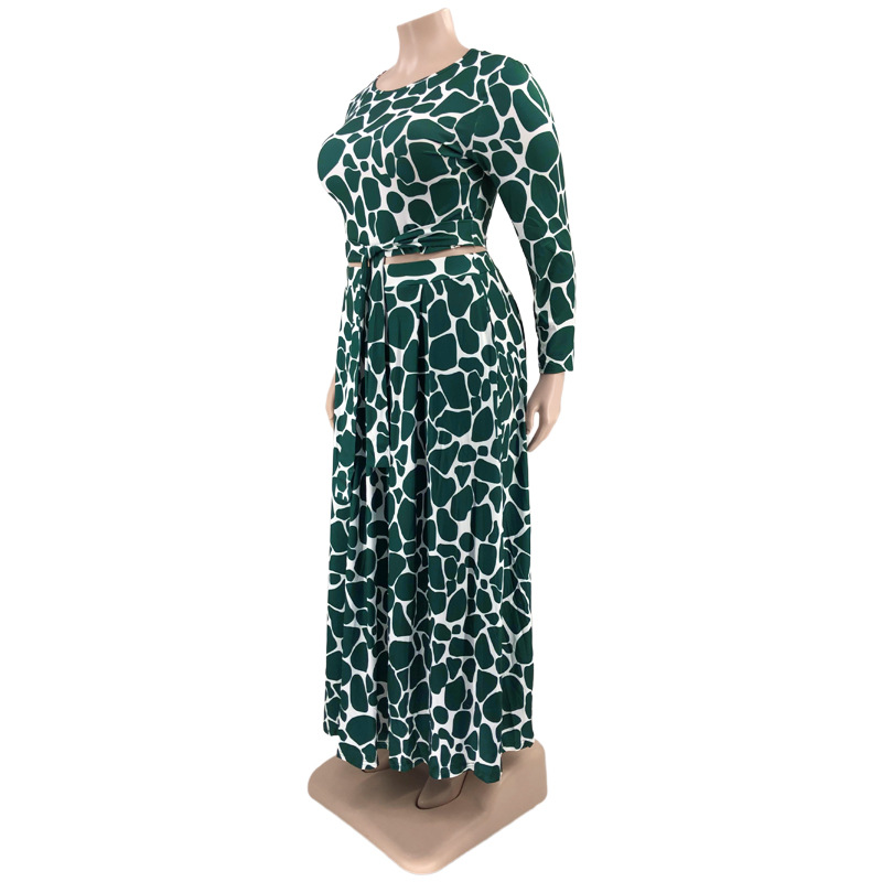 Spring Autumn Women Casual Maxi Loose Dress Set, Fashionable Long Dress for Seasonal Comfort