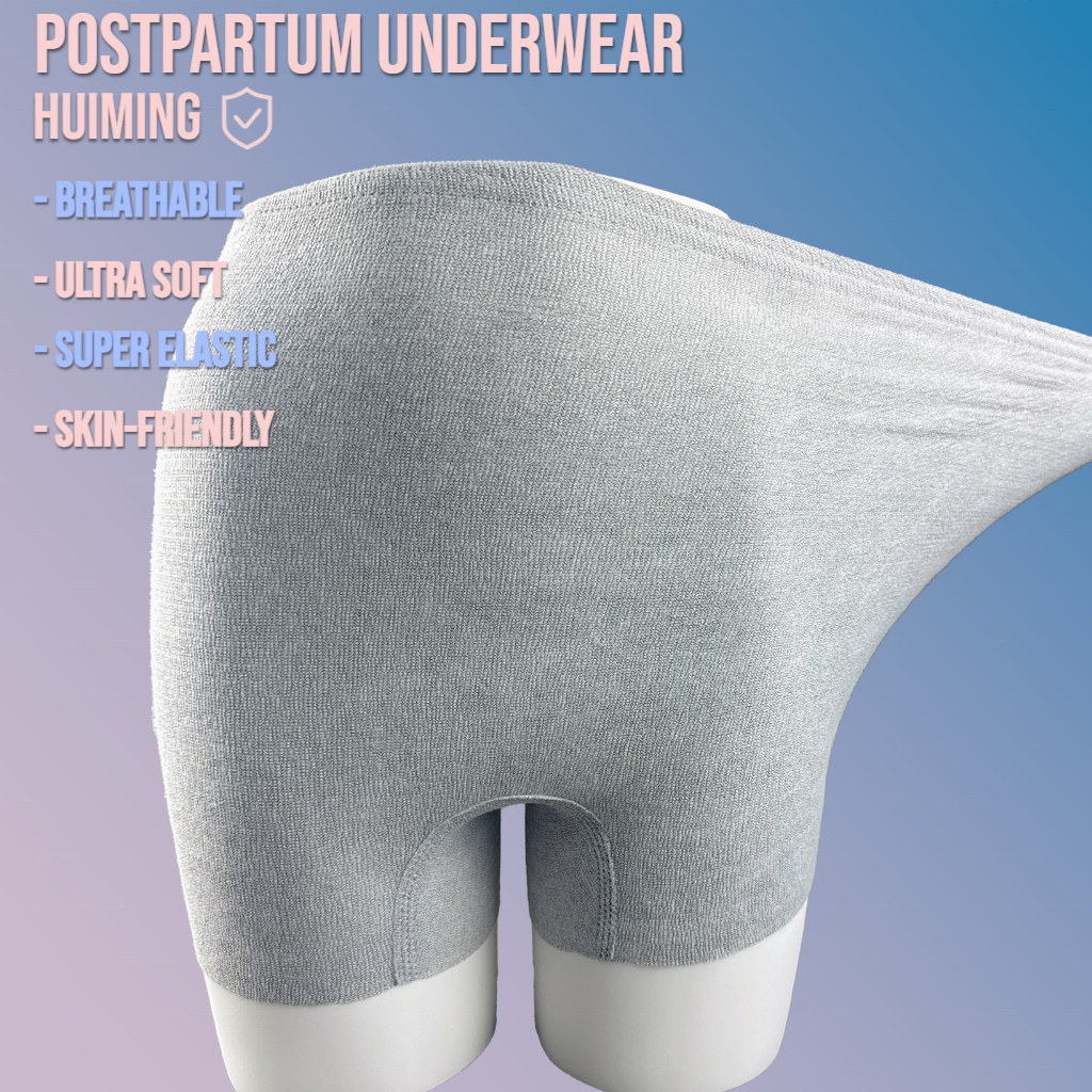 Nice Soft High Waist Maternity Underwear Eco-Friendly Plus-Size Stretch Undershorts for Women Plain Postpartum Clothing