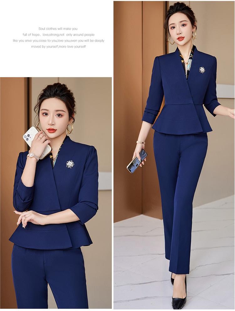 2024 New Style Modern Design Business Wear Ladies Suits Office Wear Slim Fit Business Formal Suit Blazer for Women