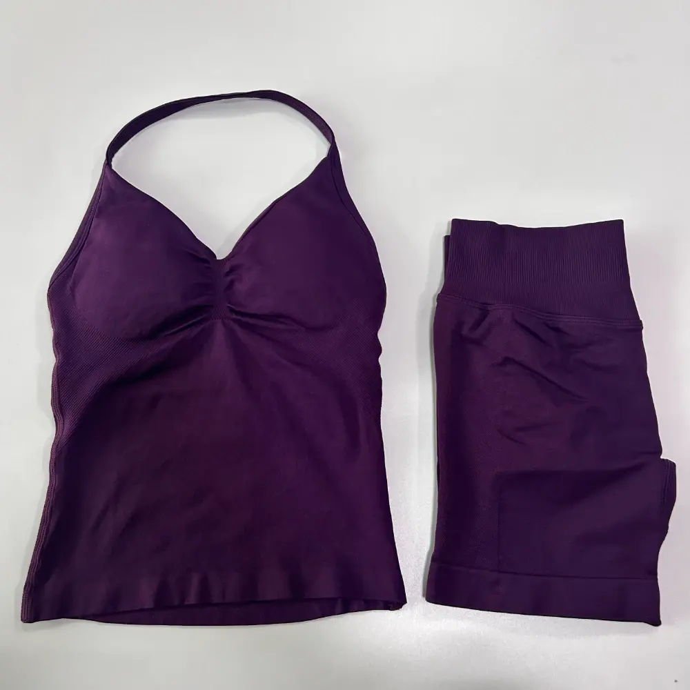 Sports Bra and Shorts Yoga Set Details 2