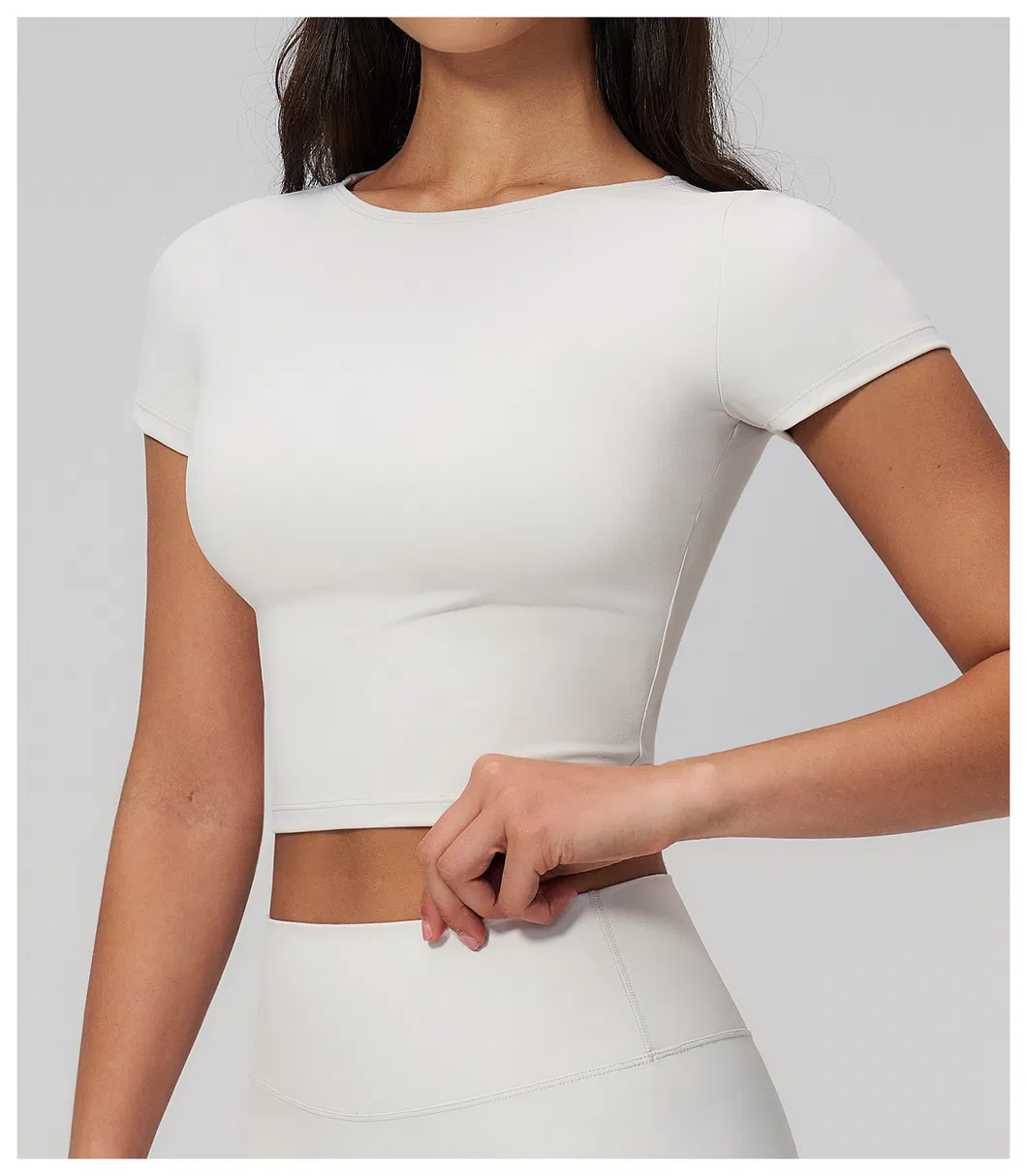 Free Shipping Women Cropped Navel T Shirt