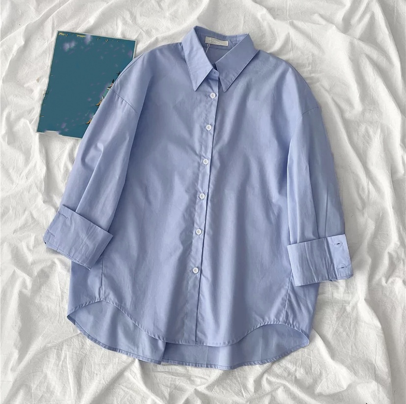 Wholesale Fashion Sunscreen Plus Size Women's Clothing Shirts Solid Color Jackets Women's Spring/Summer Thin Women's Shirts