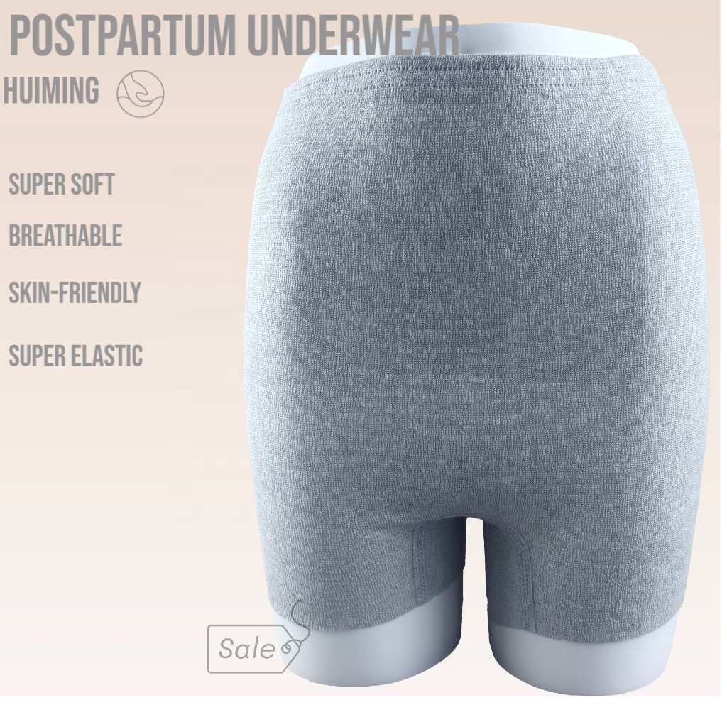 Nice Soft High Waist Maternity Underwear Eco-Friendly Plus-Size Stretch Undershorts for Women Plain Postpartum Clothing
