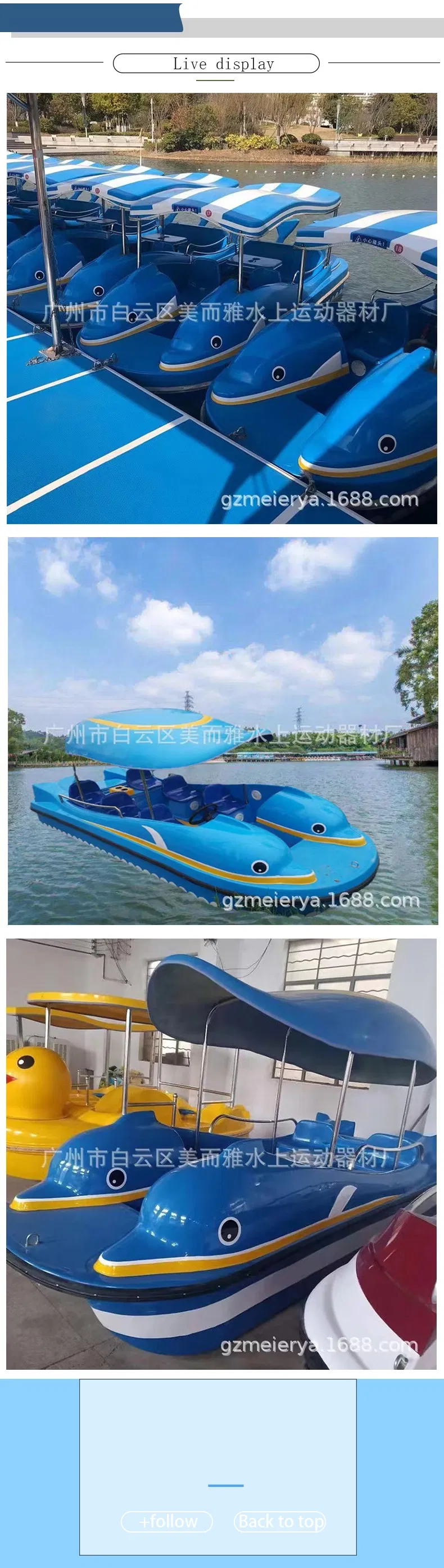 Dolphin Pedal Boat Details