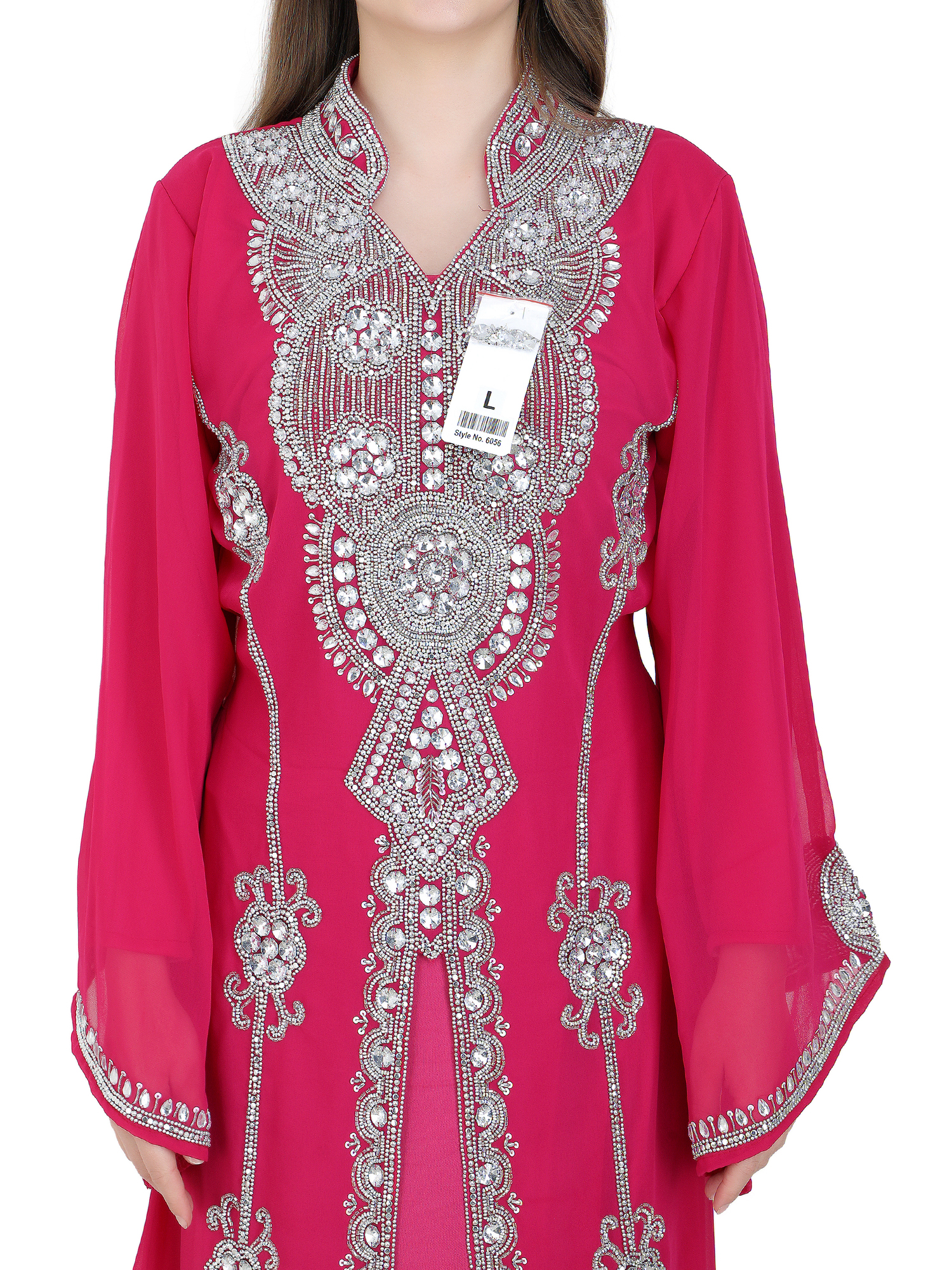 Royal Threads Latest Luxury Collection Design Elegant Casual Lightweight Breathable Anti-Wrinkle Georgette Long Maxi Abaya Dress