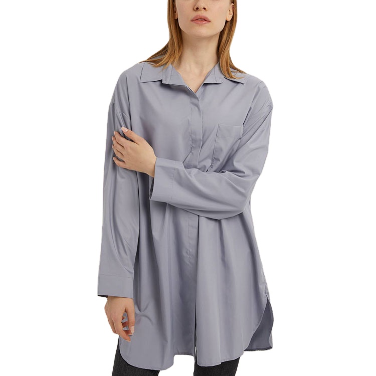 Wholesale Fashion Ladies Long Sleeve Blouse Casual Women Clothing Custom Plus Size Women's Blouses &amp; Shirts