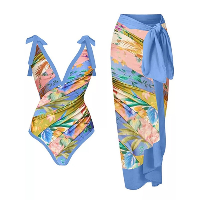 2023 Custom Made European Plus Size Beach Resort Wear for Older Women