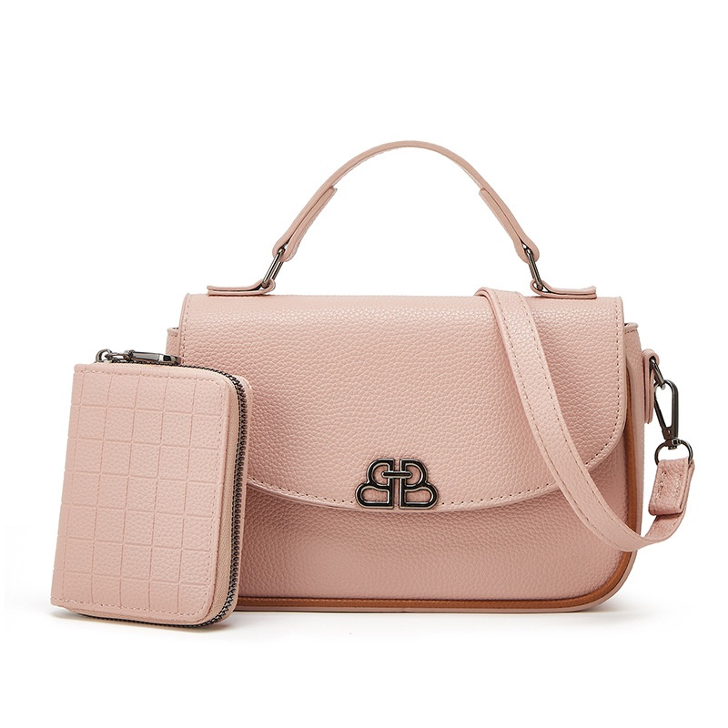 Women's New Mother-and-Child Crossbody Handbag PU Material Urban Minimalist Chain Lock Big Size for Commuting