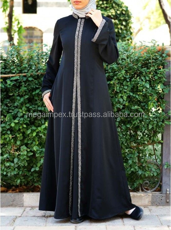Wholesale Women's Silk Abaya-Modest Muslimah Styling Breathable & Lightweight All Seasons Islamic Clothing
