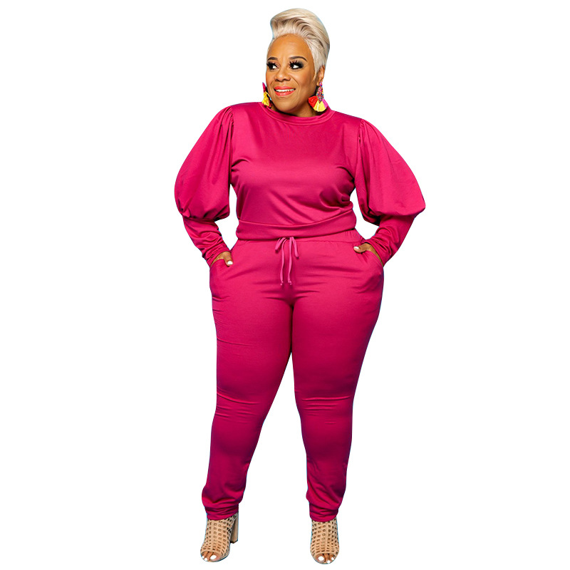 Wholesale Casual Women 3Xl Women'S Sets Plus Size Tracksuits Two 2 Piece Set for Women Clothing up to 5Xl