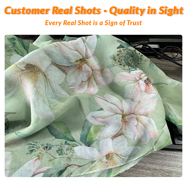 Breathable Chiffon Floral Hijab Scarf for Muslim Women Lightweight Modest Islamic Medium Length for Middle East