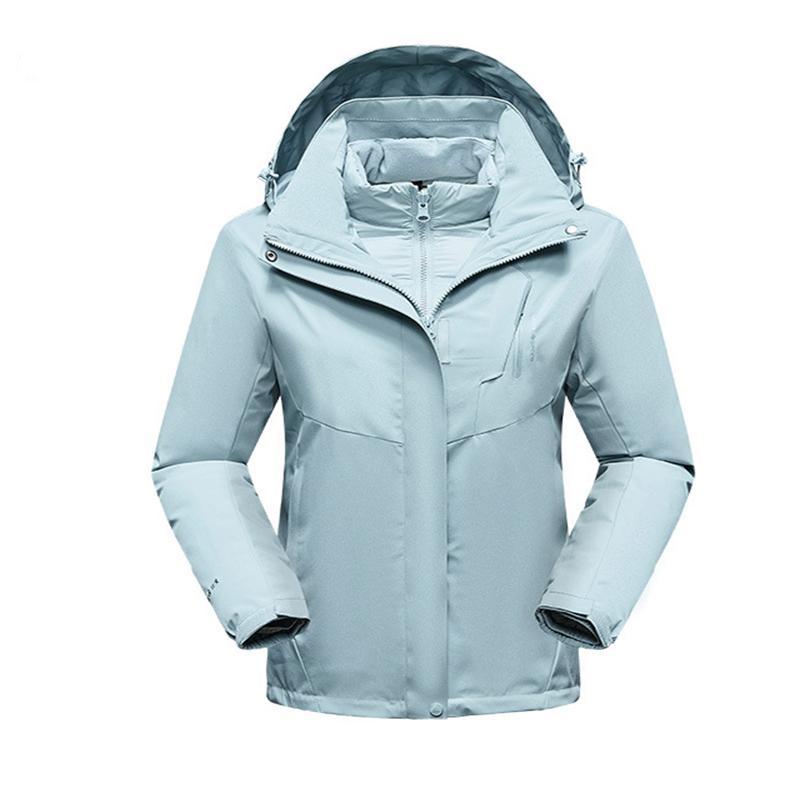 Winter Outdoor Jacket for Women Waterproof White Duck Down Hiking Jackets With Liner Warm Breathable Overcoat Durable Female