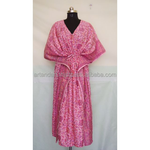 Vintage Silk Saree Kaftan