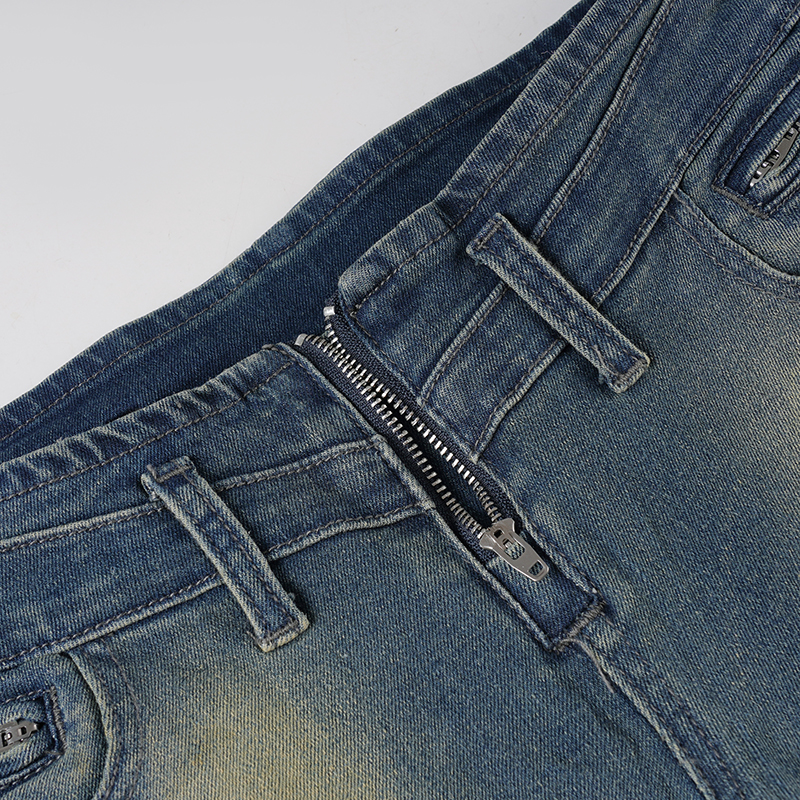 Jeans side seam view