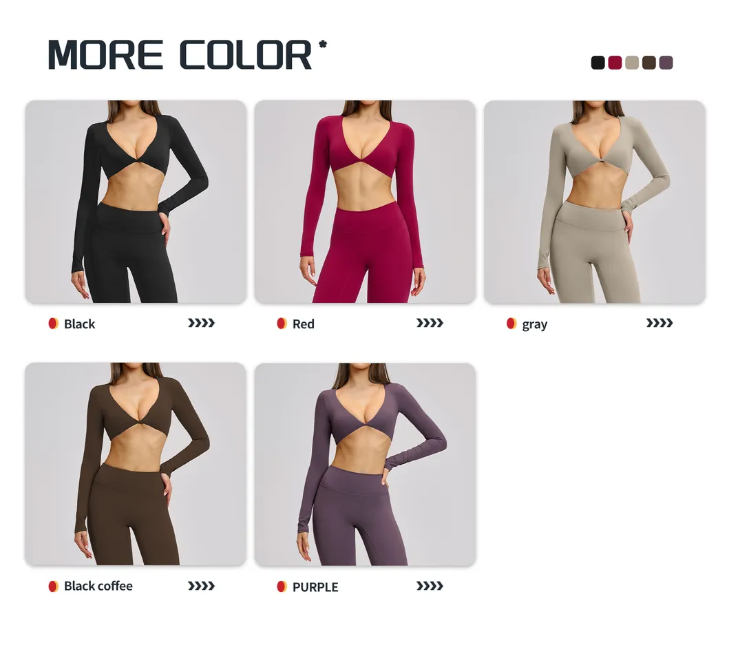 Women's Clothing Slim Fit Long Sleeve Tee Casual Clothes Gym Yoga Tops