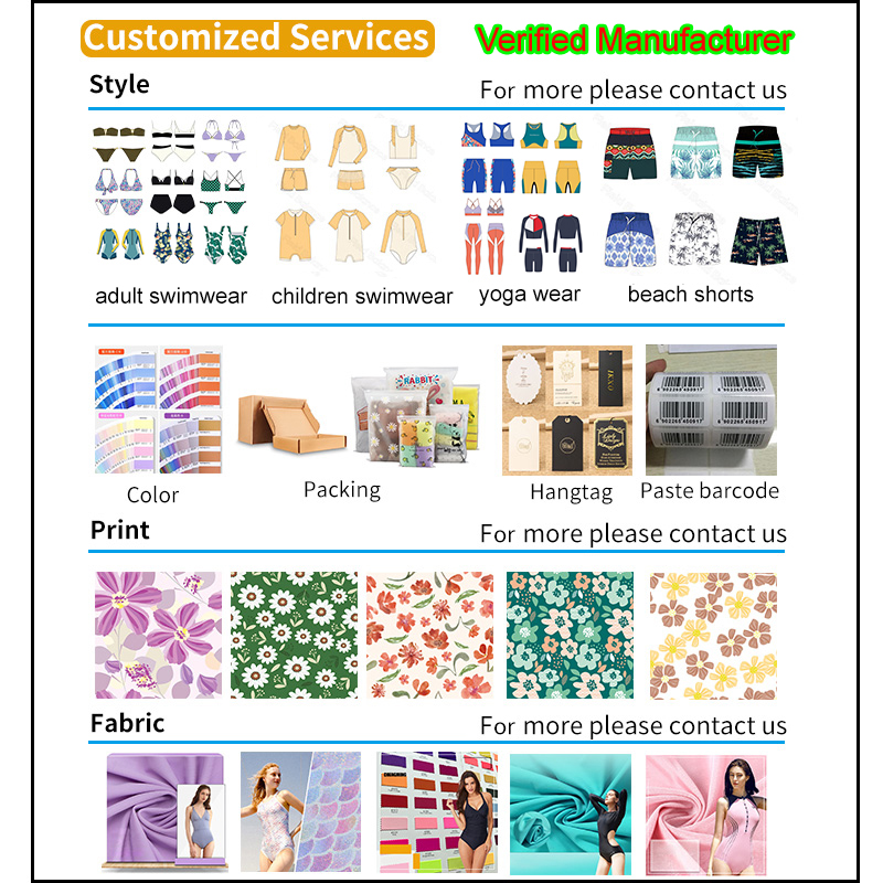 Custom Swimwear Manufacturer Women Swimming Suit Anti-chlorine Eco Friendly Printed Swimsuit Two Piece Bikini Set For Beach