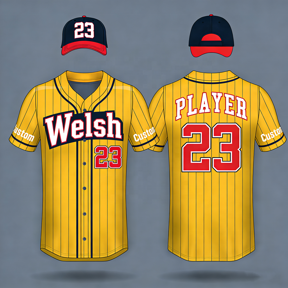 Customized Sublimated Breathable Plus Size Women's Baseball &amp; Softball Wear 100% Polyester Yellow Sets Wholesale
