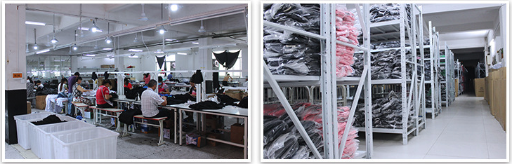 Workers Fabric Cutting