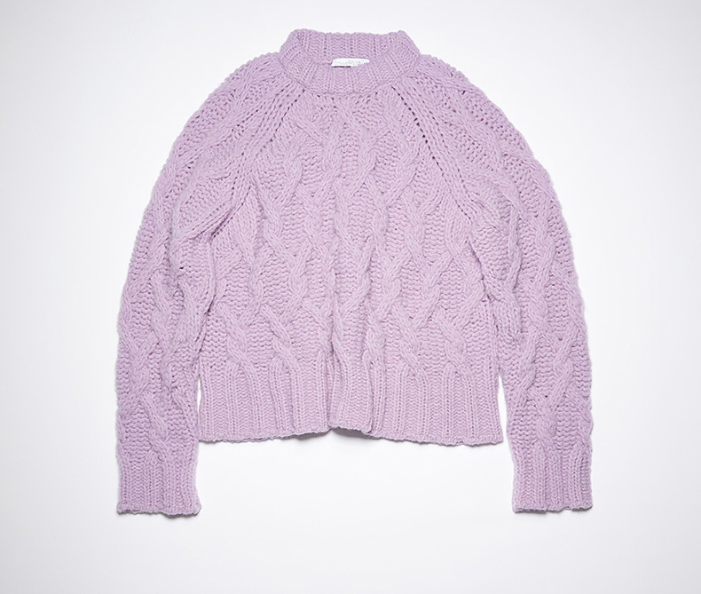 Women Plus Size Sweater With Cable Knit O Neck Chunky Thick Pullover Sweater