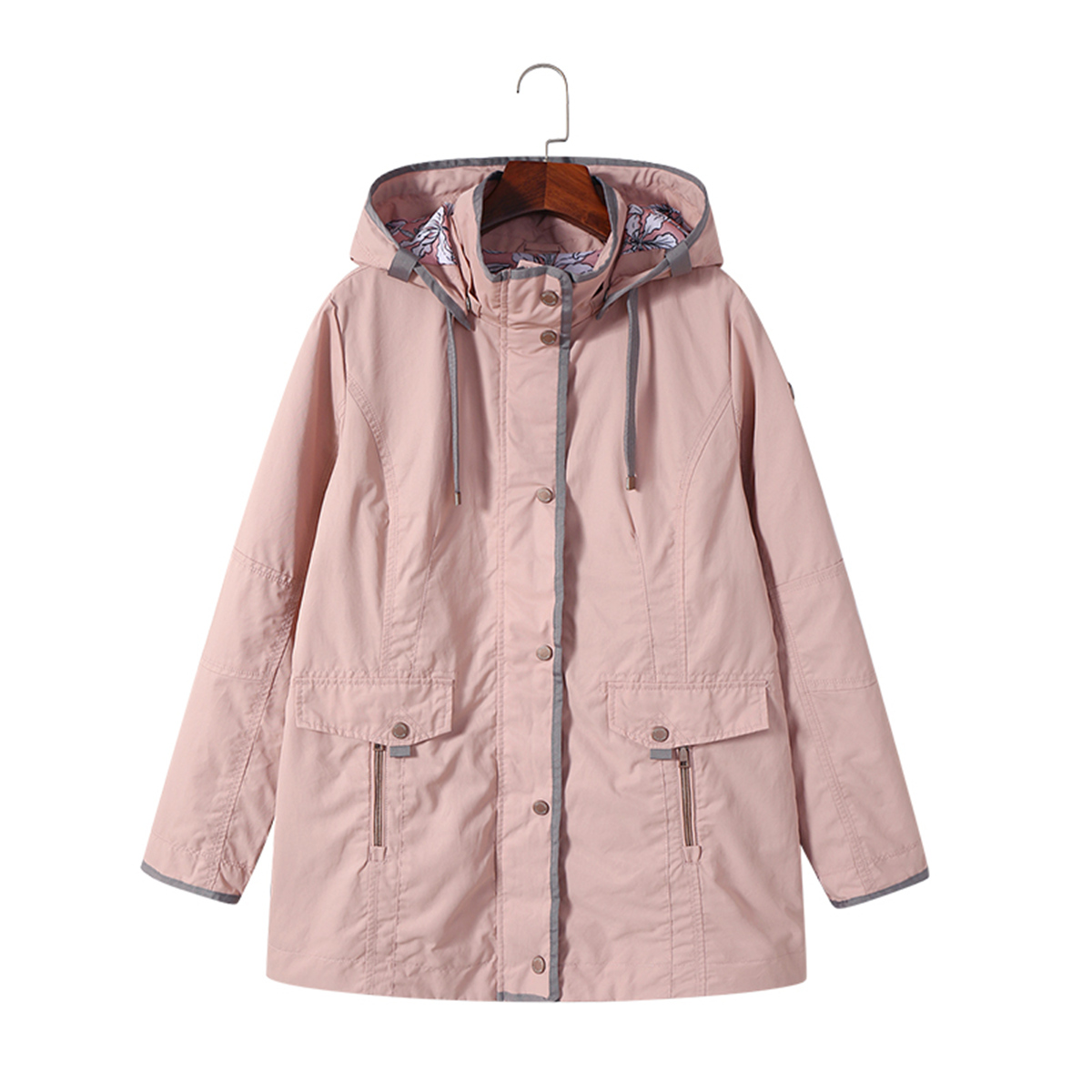 New Fashion Women's Outdoor Jacket Ladies' Parka Windbreaker Winter Coat Hooded Waterproof Outwear Lady Jacket