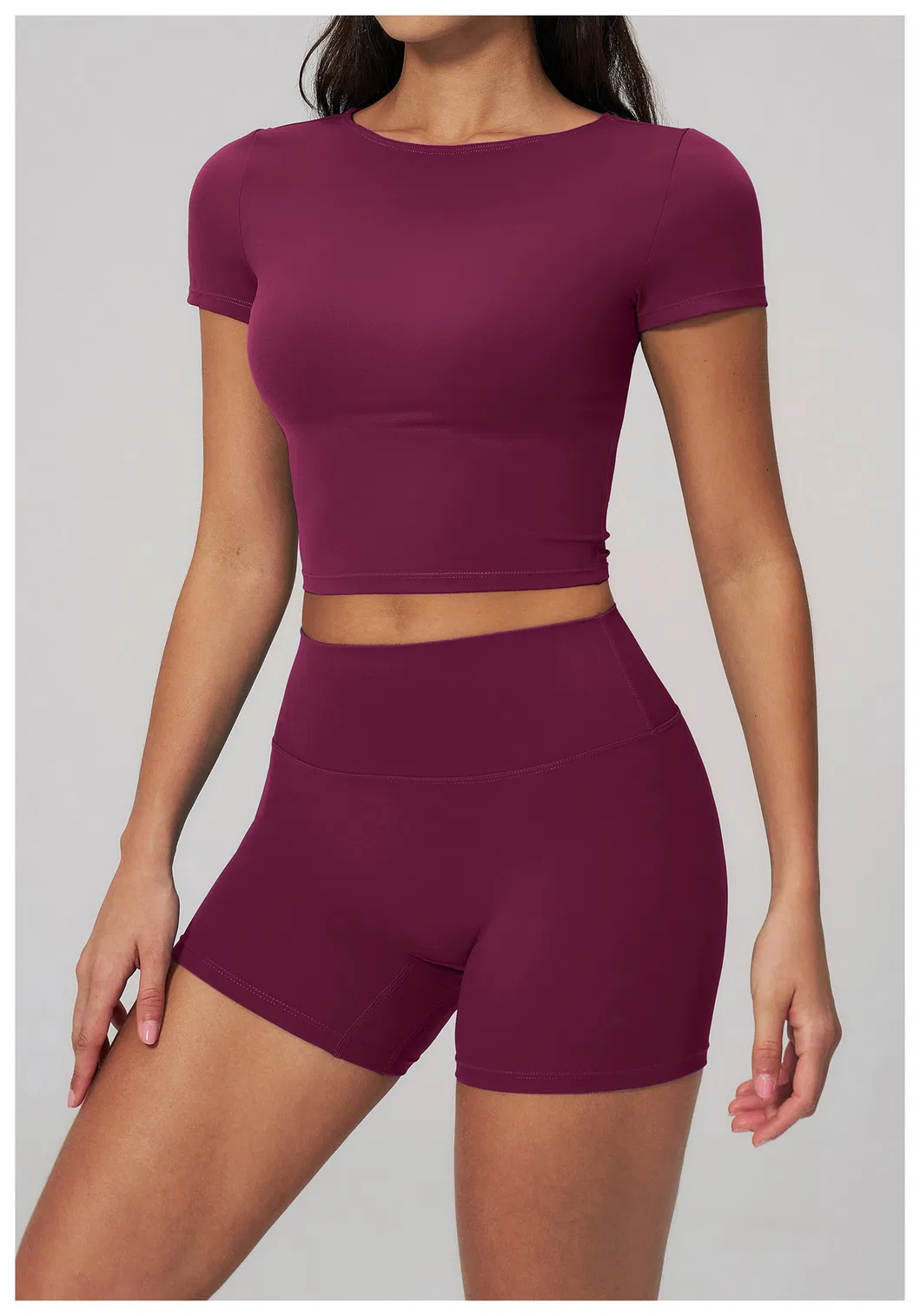 Free Shipping Women Cropped Navel T Shirt