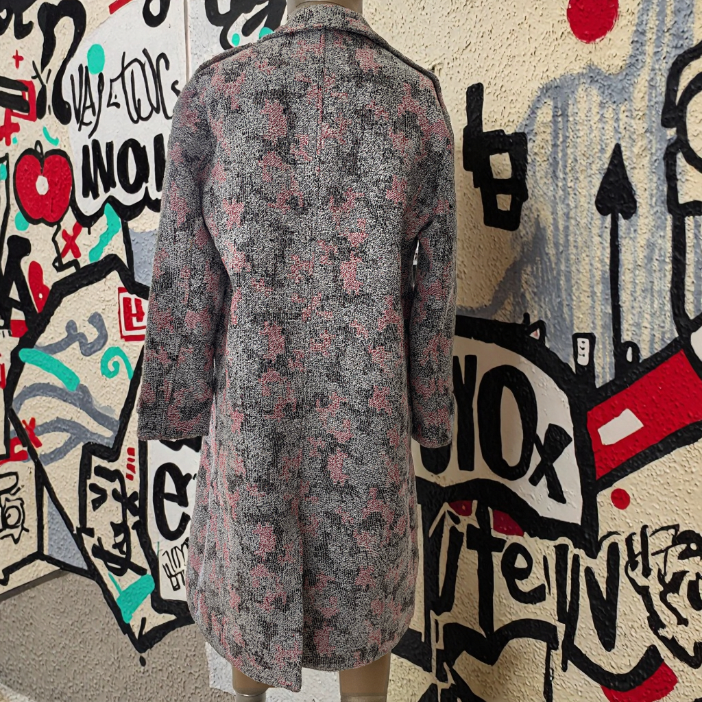 Women's Unique Design Coats Custom Vintage Tapestry Trench Coat