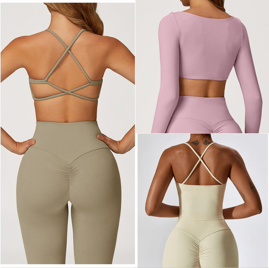 Sunquest Soft Active Wear Yoga Set Sportswear Two Pieces Yoga Suit Gym Fitness Yoga Sets for Women